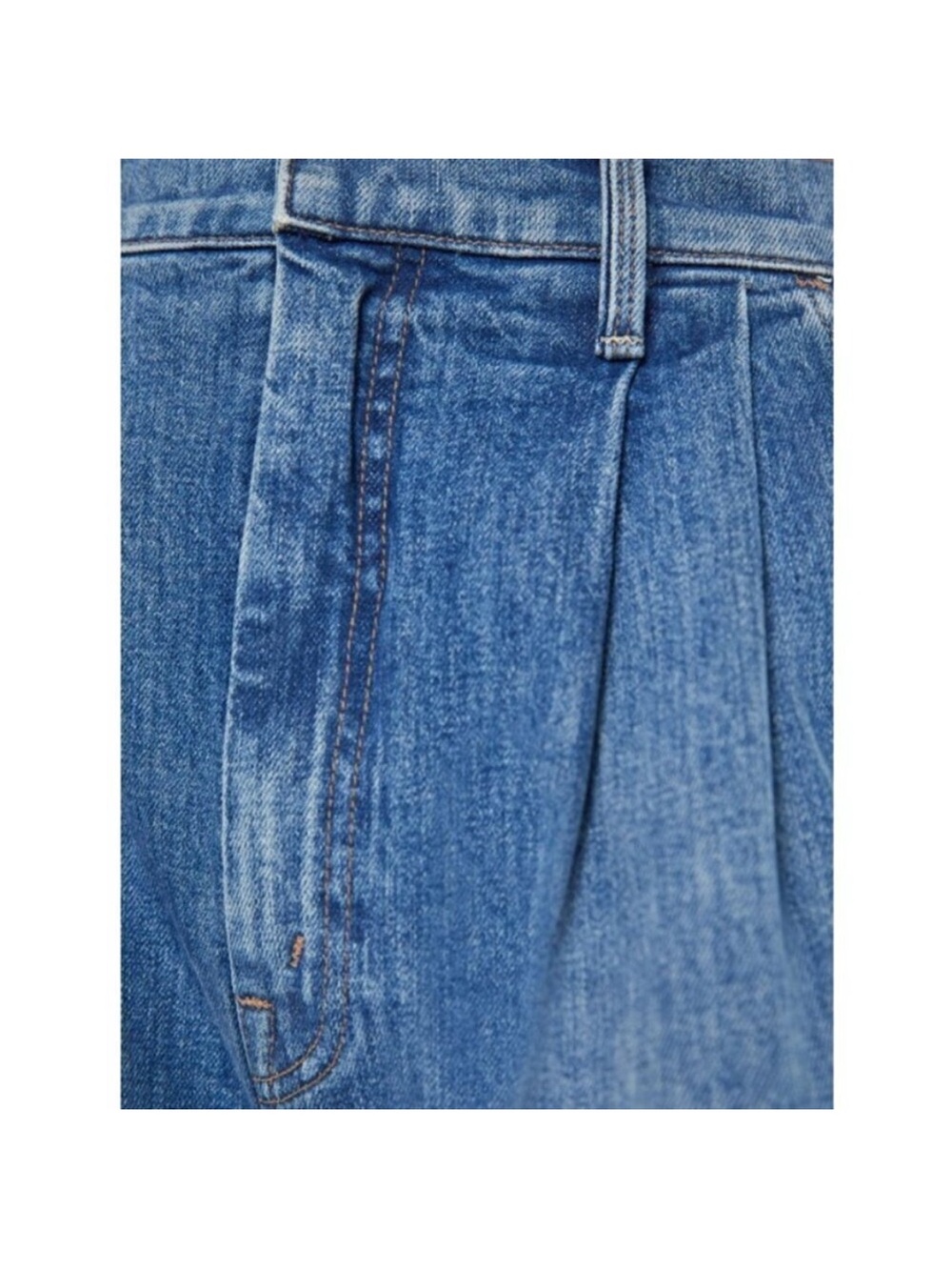 MOTHER High Rise Jeans — Medium Blue Denim - Picture 4 of 5